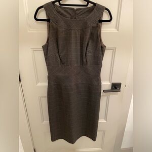 Brown, casual work dress